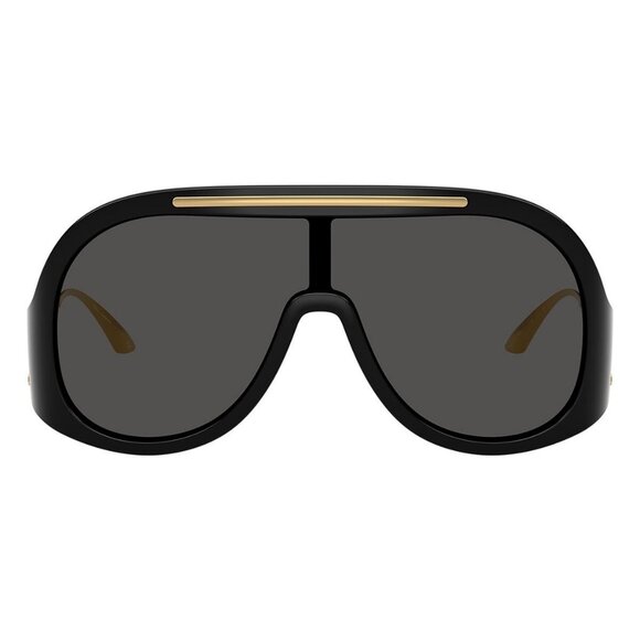 New Dolce & Gabbana Black Aviator DG6202 501/87 Sunglasses Women - Picture 2 of 6